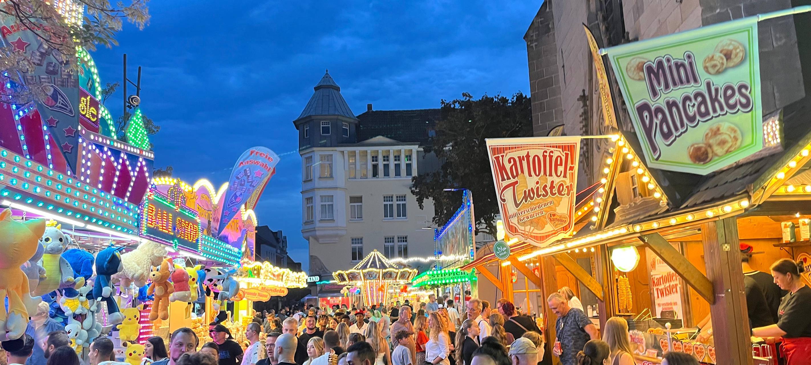 Familientag und Feuerwerk bei Kirmes in Hamm