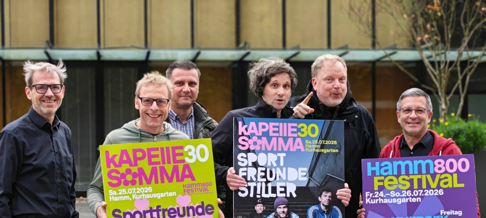 Hamm800-Festival: Acts für Kurparkfest 2026 und Kapelle-Somma stehen fest