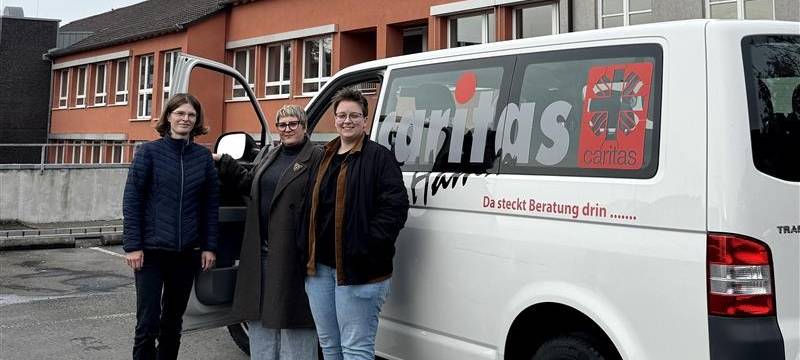 Kälteshuttle der Caritas Hamm: Hilfe für Obdachlose