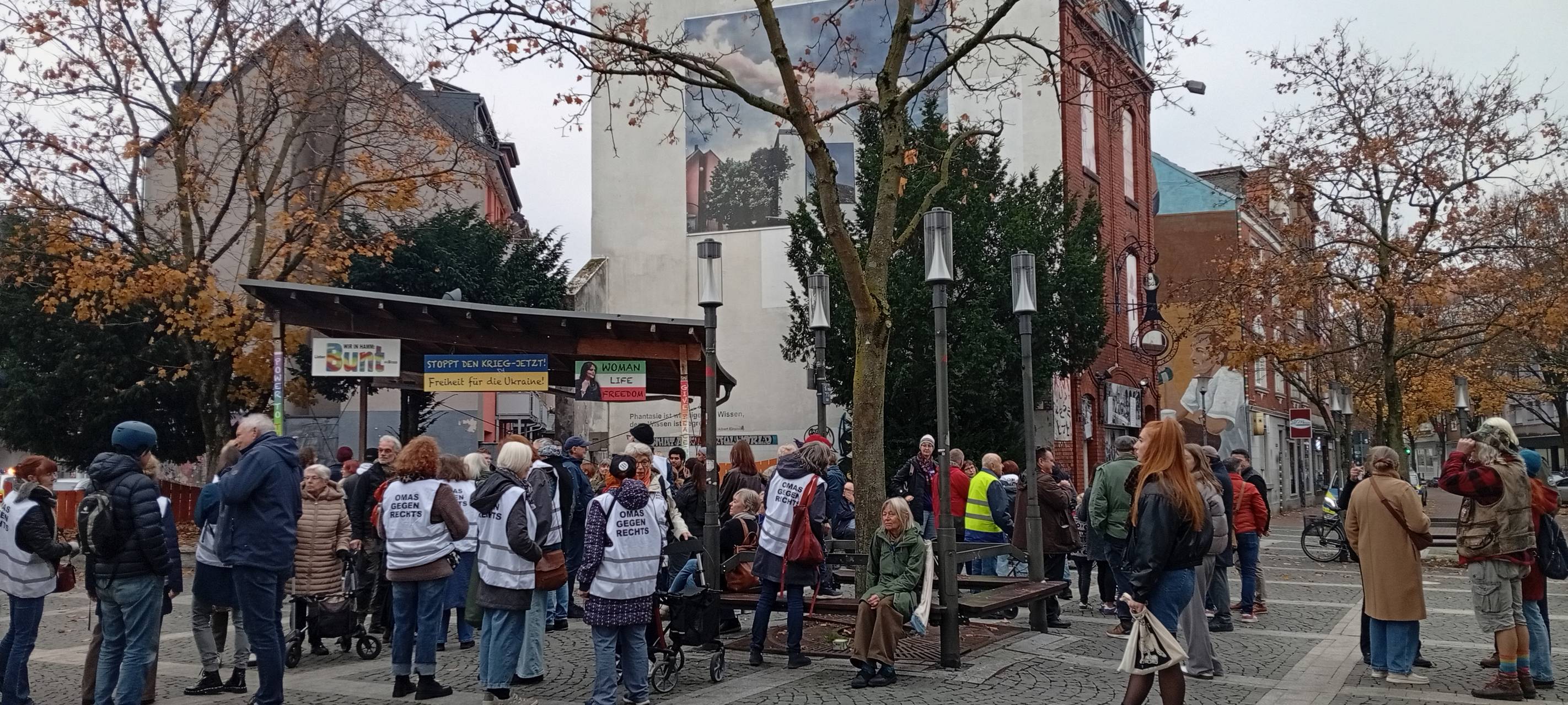 "Wir sind das Stadtbild": Friedliche Demo in Hamm