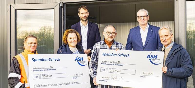 ASH Hamm spendet 4.000 Euro für guten Zweck