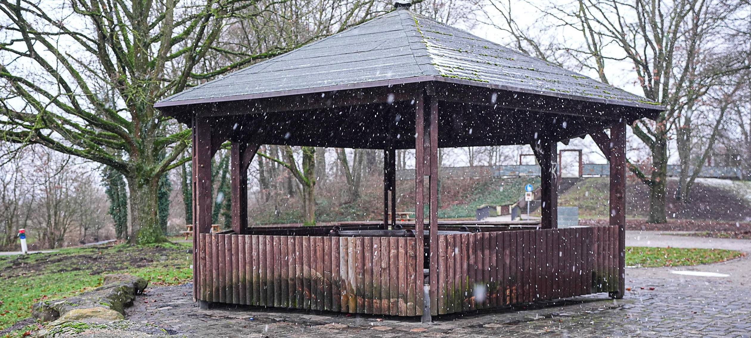 Burghügel in Hamm bekommt neuen Pavillon
