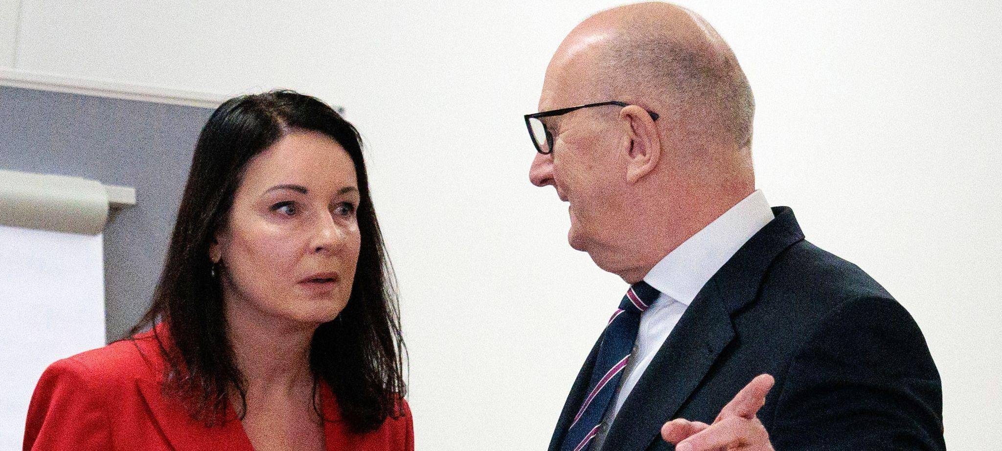 Ministerpräsident Woidke und Gesundheitsministerin Müller