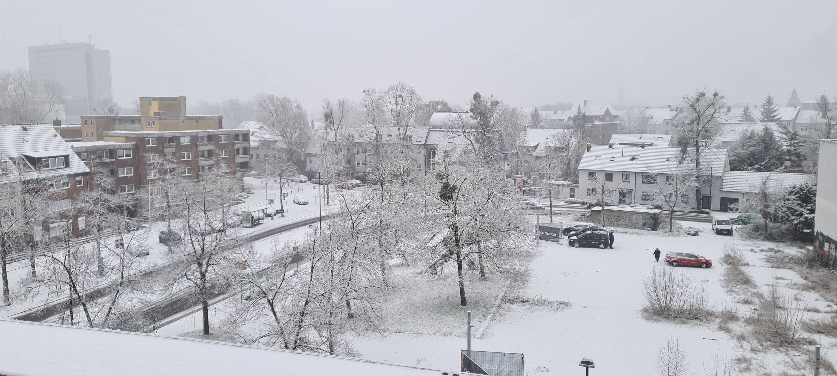Schneefall sorgt für Unfallserie in Hamm