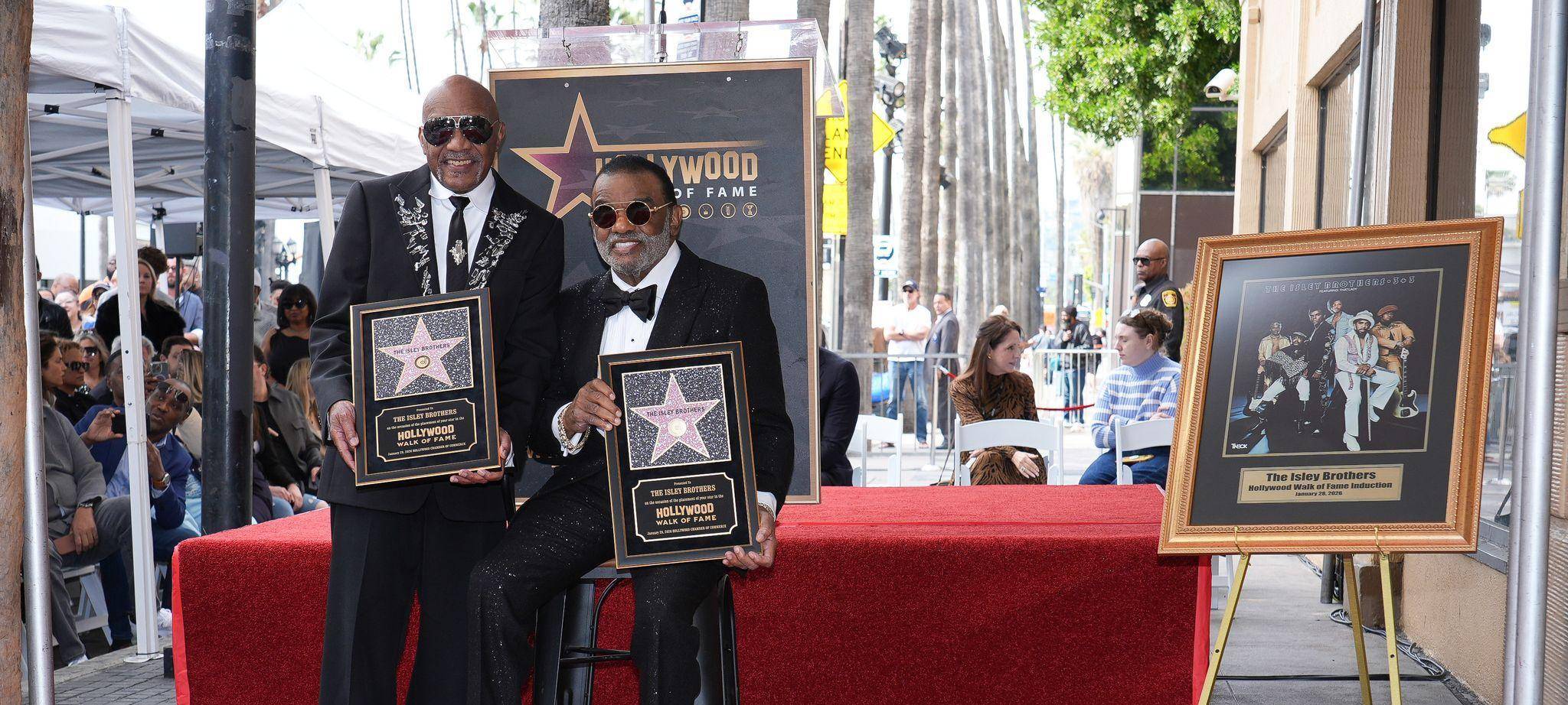 Stern auf dem Hollywood Walk Fame für Isley Brothers