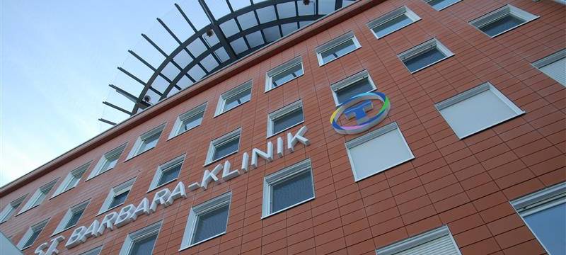 Die St.-Barbara-Klinik in Hamm-Heessen