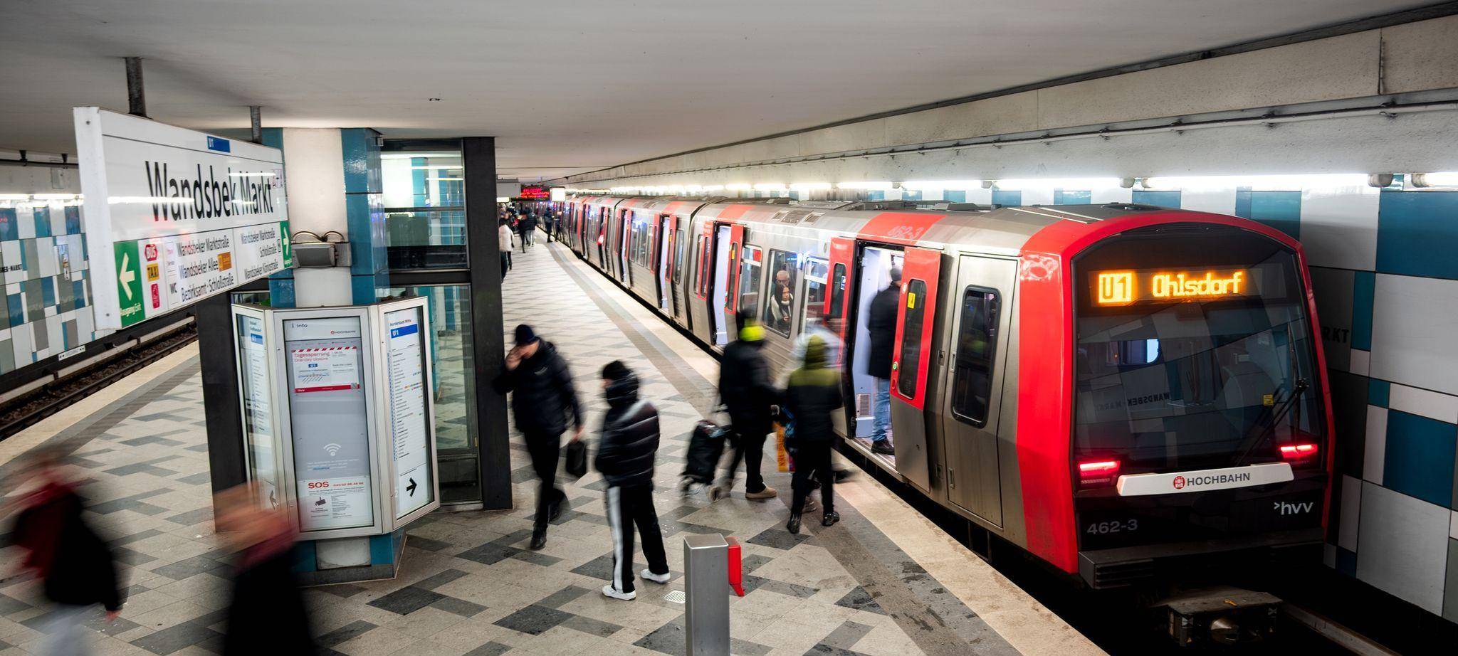 Mordkommission ermittelt zu Toten in Hamburger U-Bahnstation