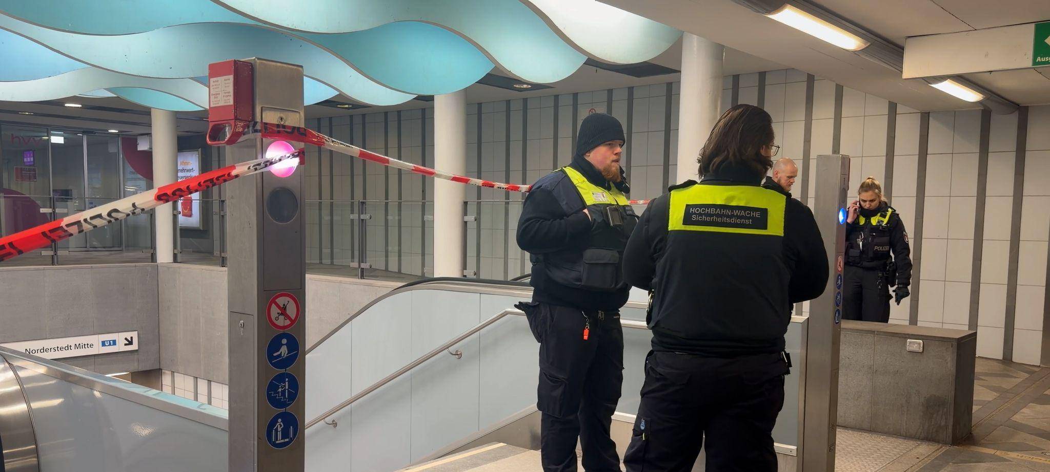 U-Bahn überrollt zwei Menschen in Hamburg