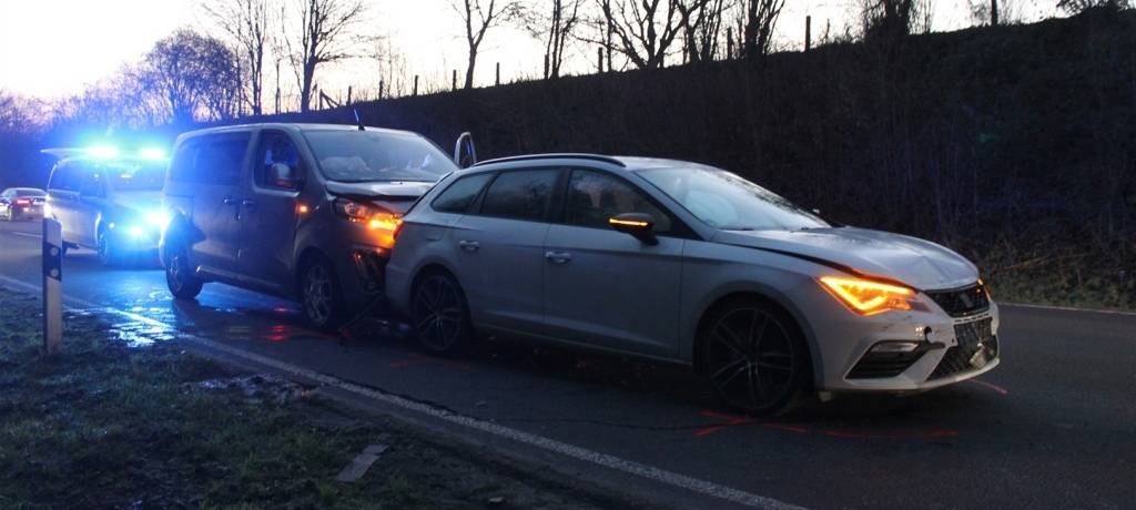 Stau nach Auffahrunfall in Hamm-Bockum-Hövel