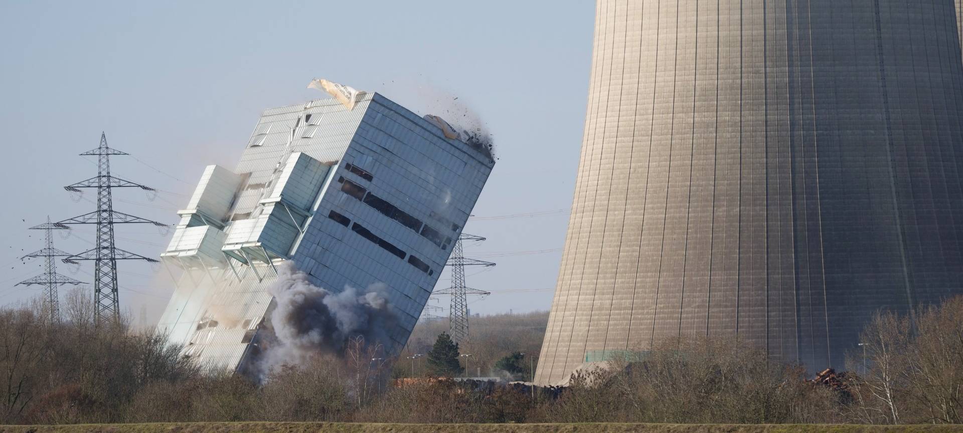 Lauter Knall: Sprengung am Gersteinwerk erfolgreich
