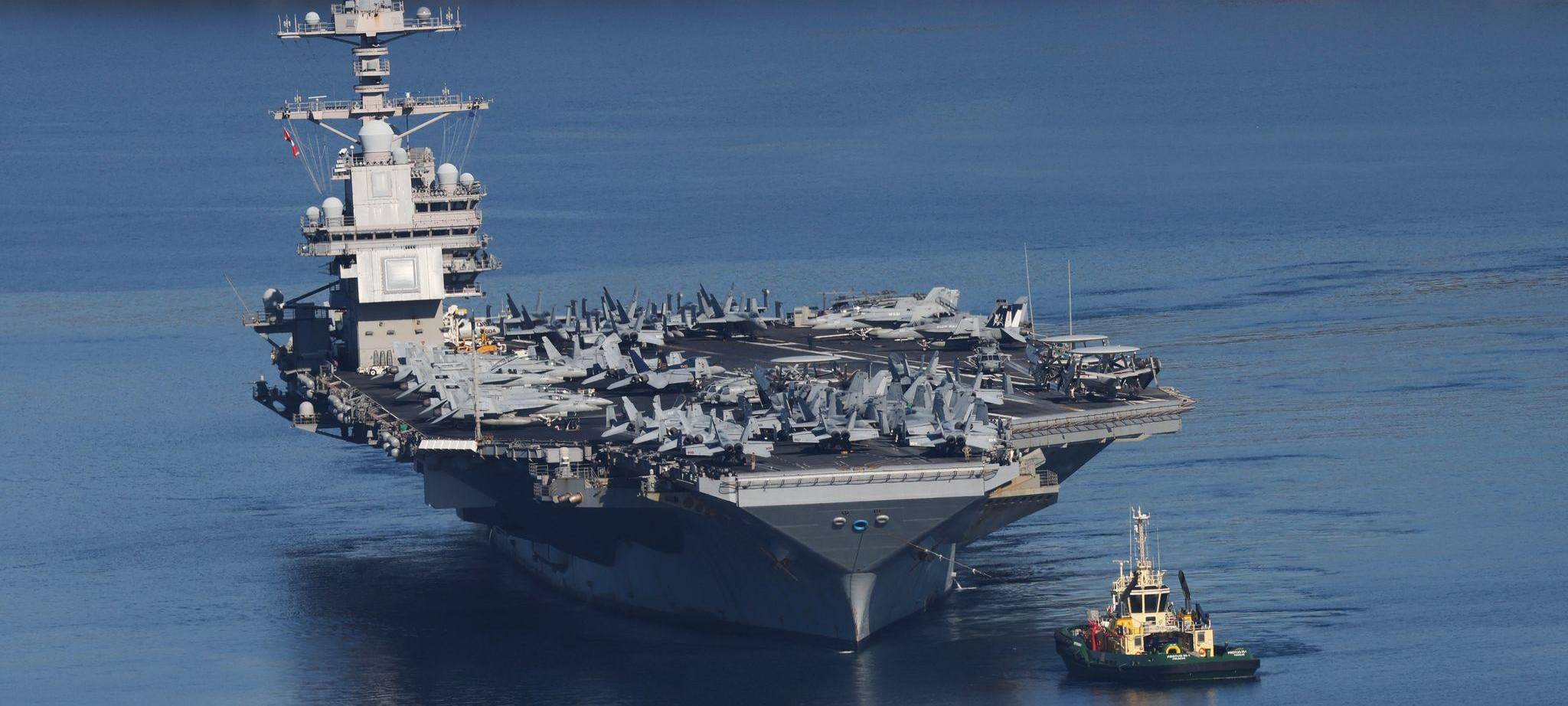 US-Flugzeugträger «USS Gerald R. Ford» verlässt Kreta
