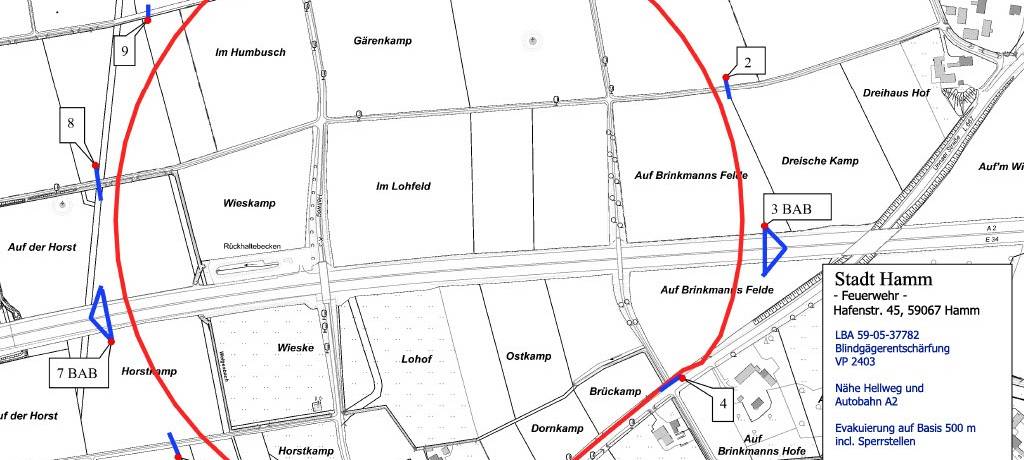 Blindgänger an A2: Sperrung aufgehoben