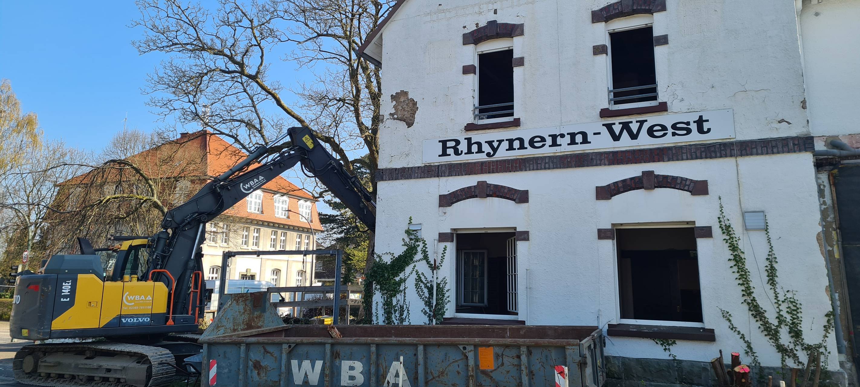 Rhynern: Umbau am alten Bahnhof startet