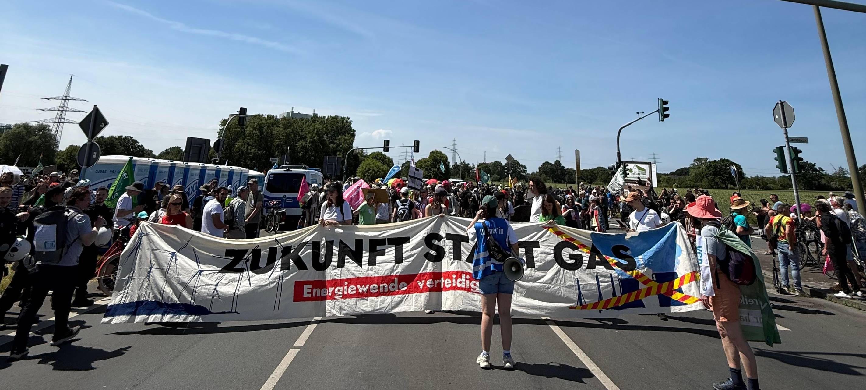 2700 Demonstranten haben für die Energiewende demonstriert.