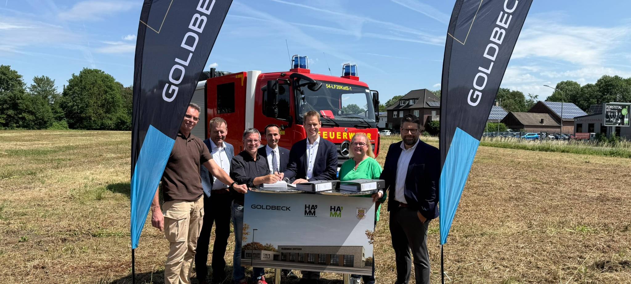 Drei neue Feuerwehrgerätehäuser in Hamm geplant
