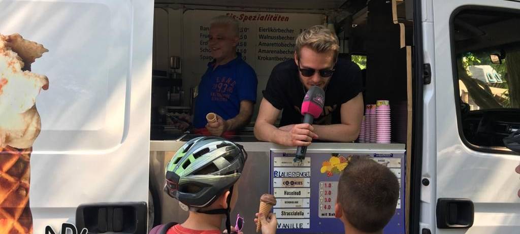 Lippewelle Eisaktion im Maxipark