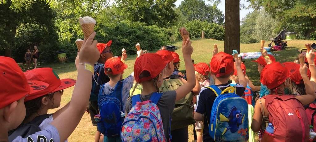 Lippewelle Eisaktion im Maxipark