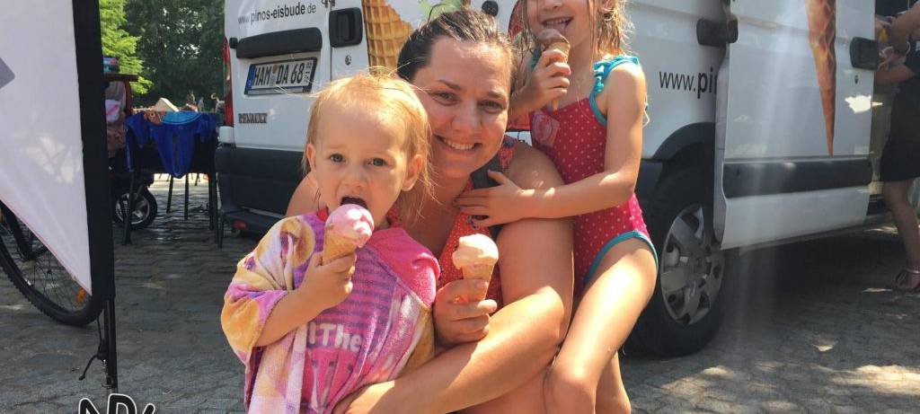 Lippewelle Eisaktion im Maxipark