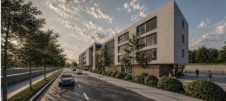 Neues Bürogebäude am Citykai in Hamm geplant