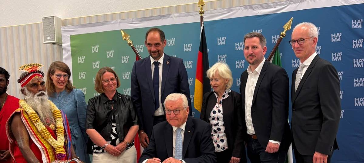 Tempelfest in Hamm-Uentrop mit Bundespräsident Steinmeier