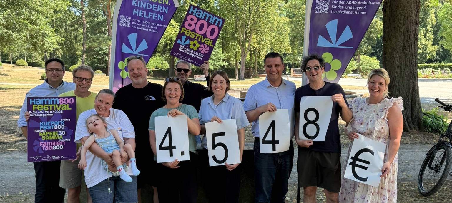 Becherpfand für guten Zweck vom Hamm800-Festival
