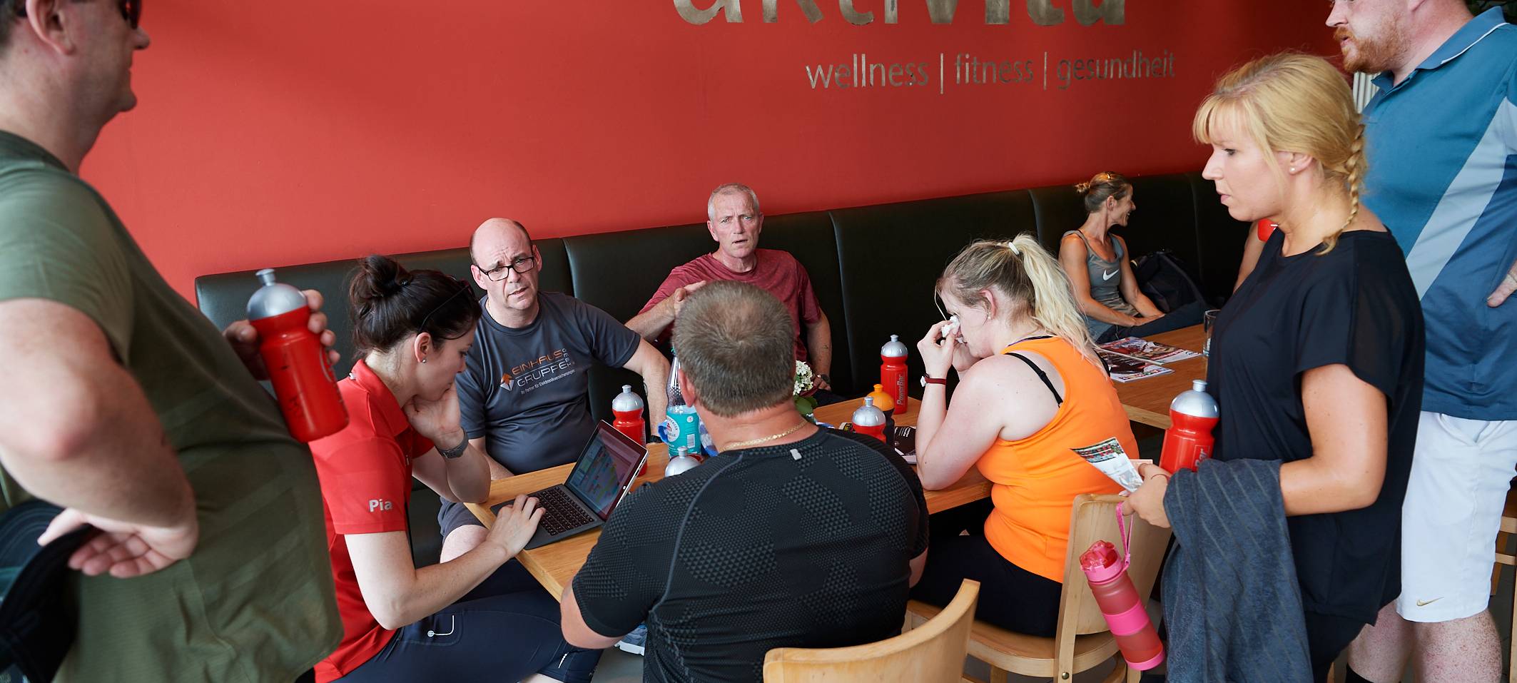 Team Kaltstart trainiert für den Firmenlauf