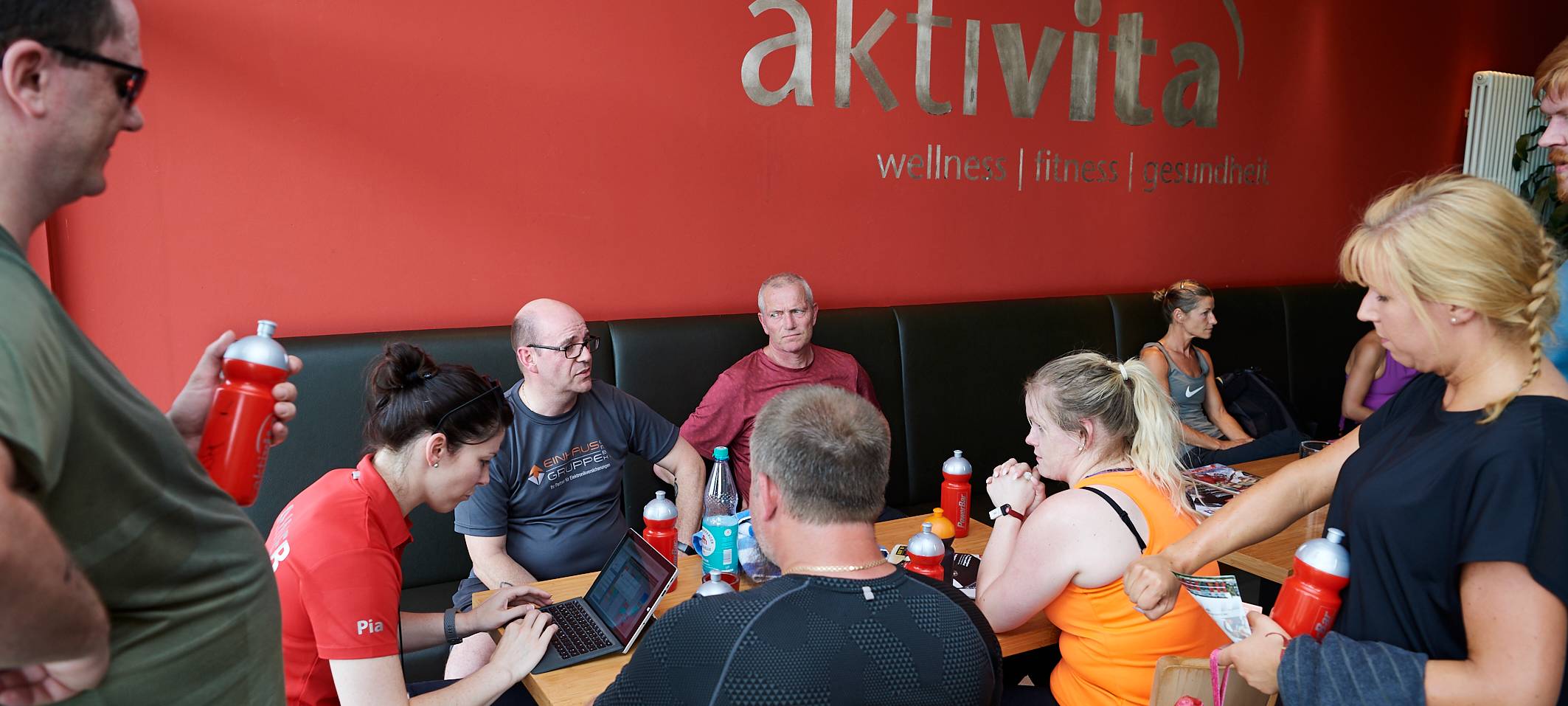 Team Kaltstart trainiert für den Firmenlauf