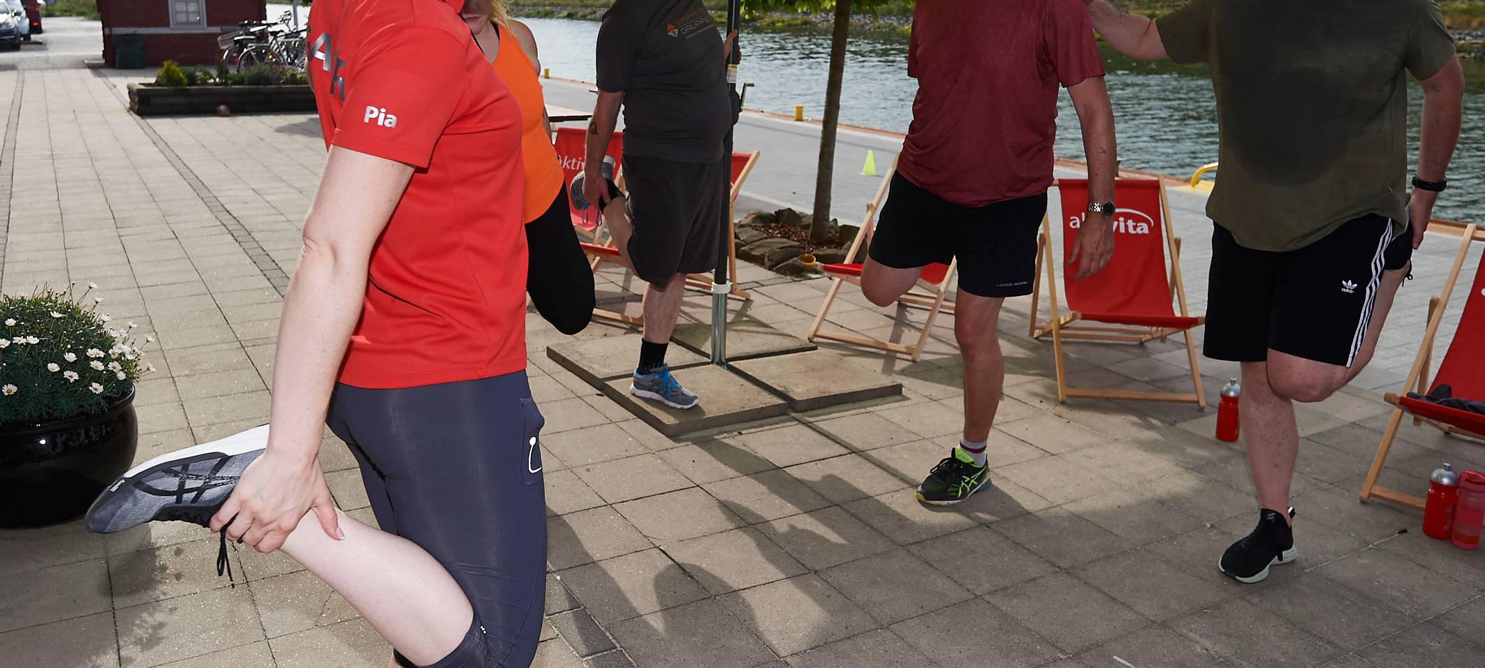 Team Kaltstart trainiert für den Firmenlauf