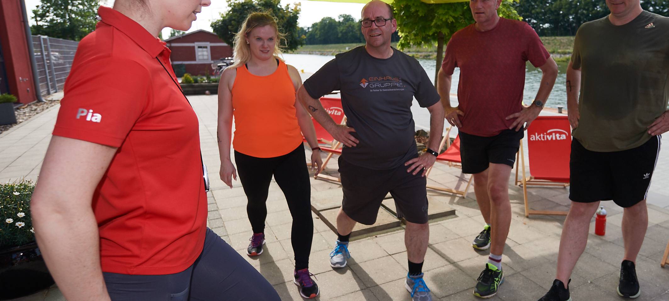 Team Kaltstart trainiert für den Firmenlauf