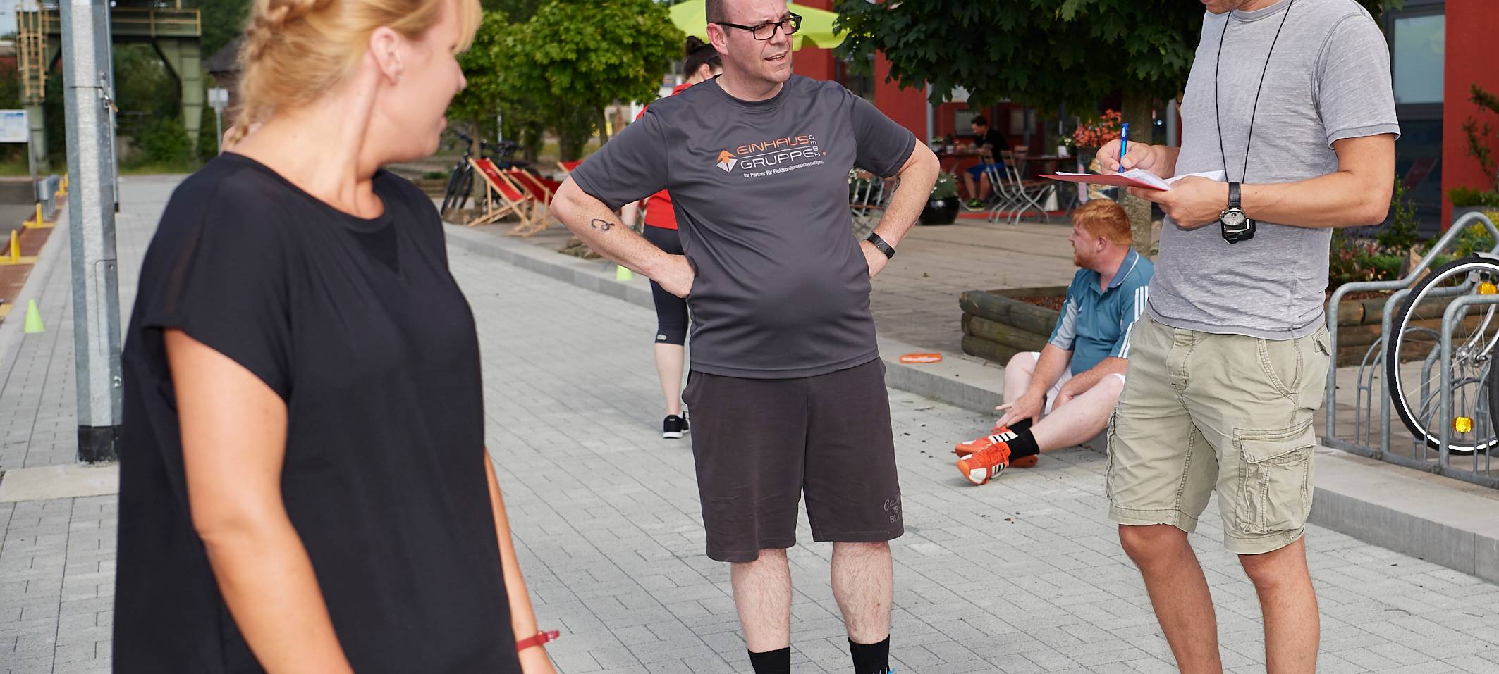 Team Kaltstart trainiert für den Firmenlauf