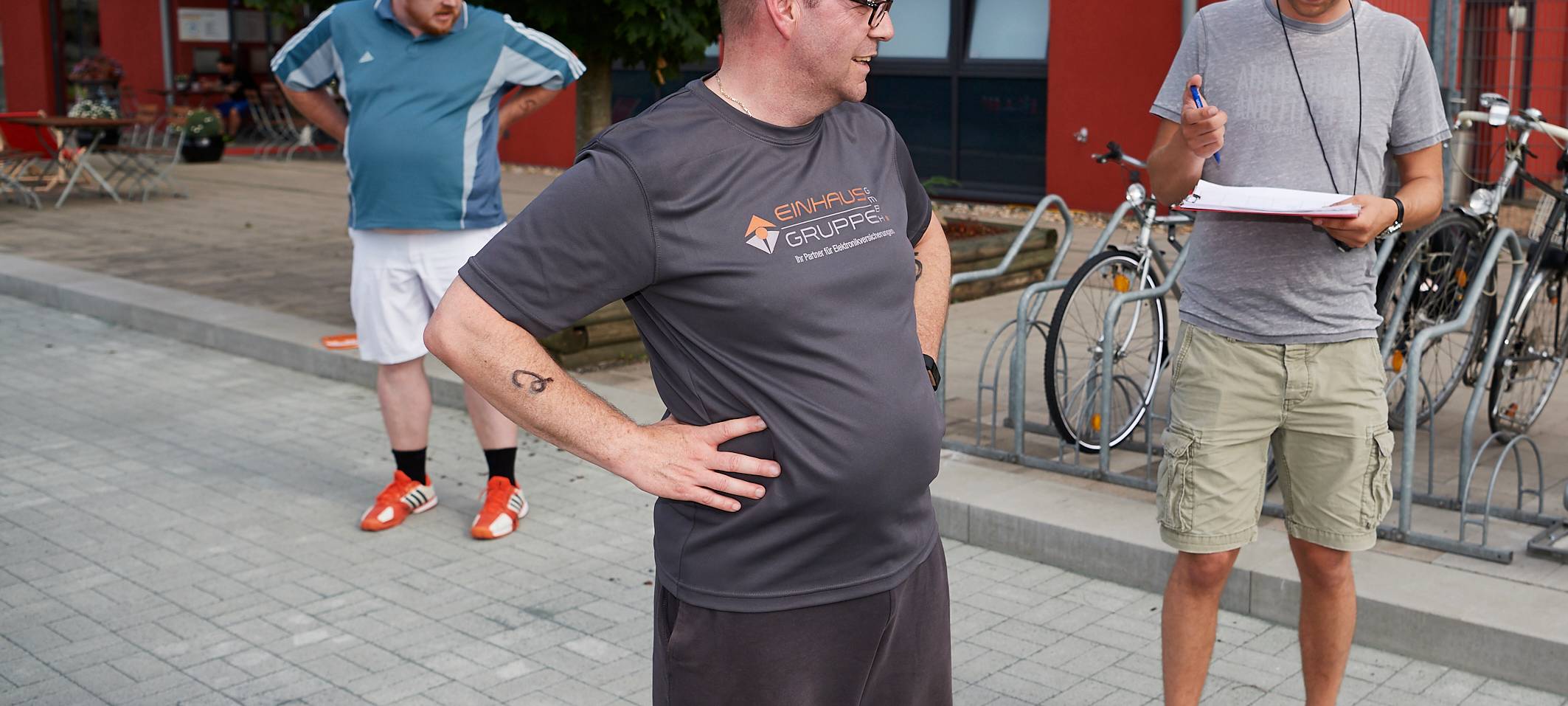 Team Kaltstart trainiert für den Firmenlauf