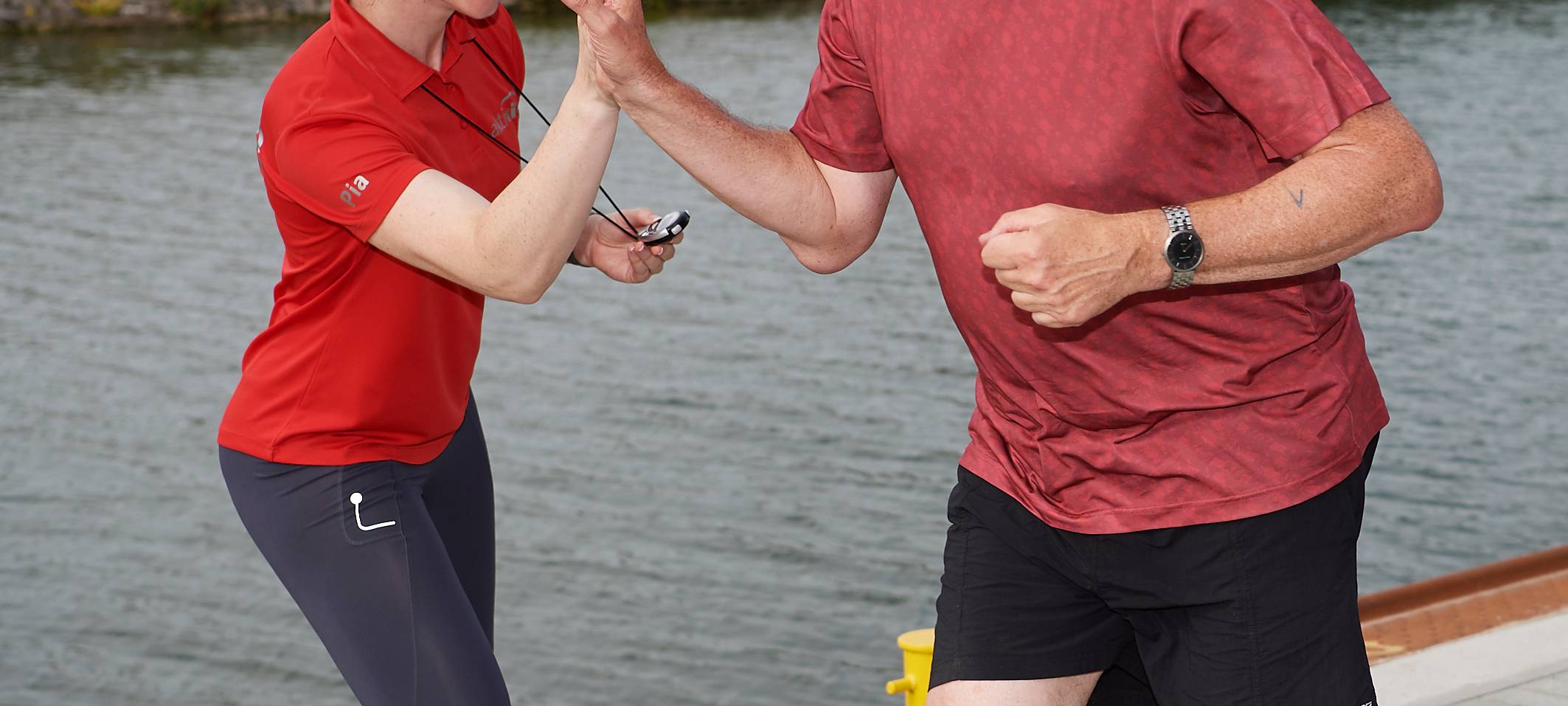 Team Kaltstart trainiert für den Firmenlauf