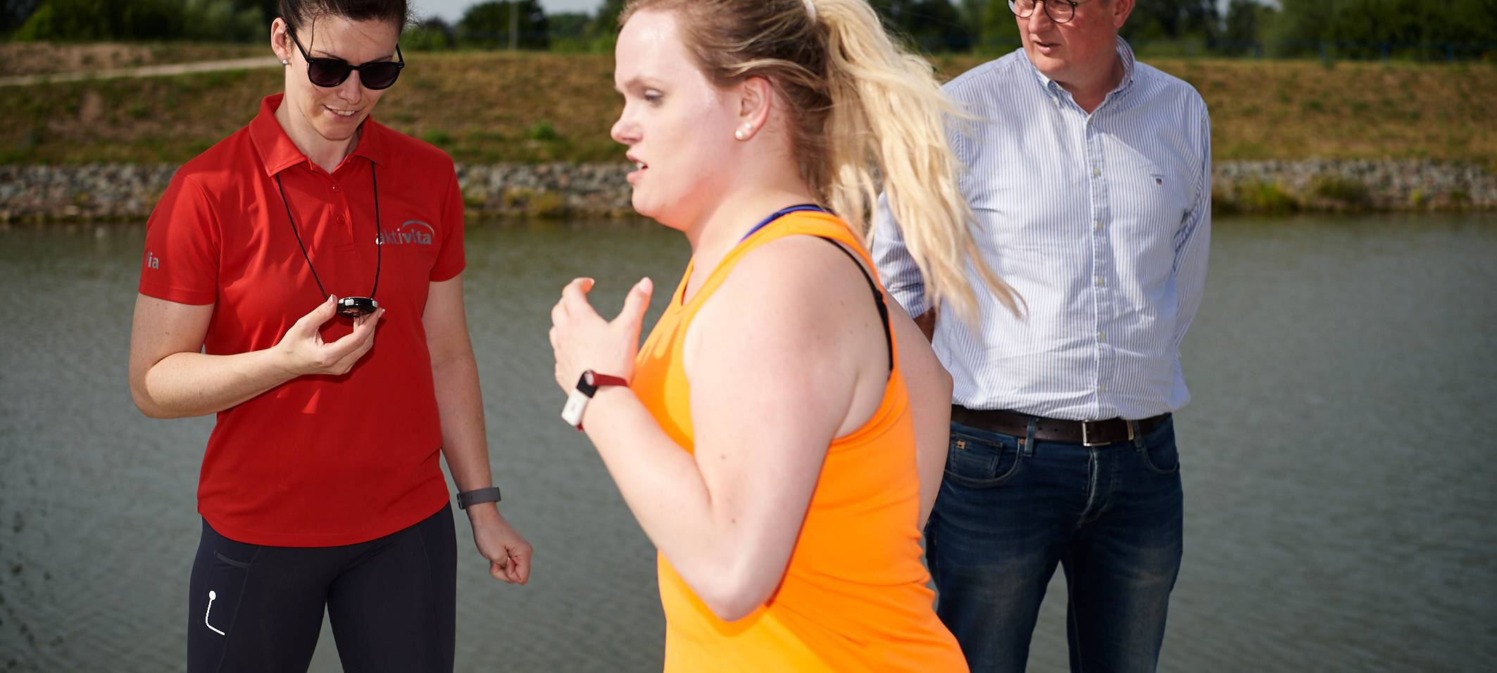 Team Kaltstart trainiert für den Firmenlauf