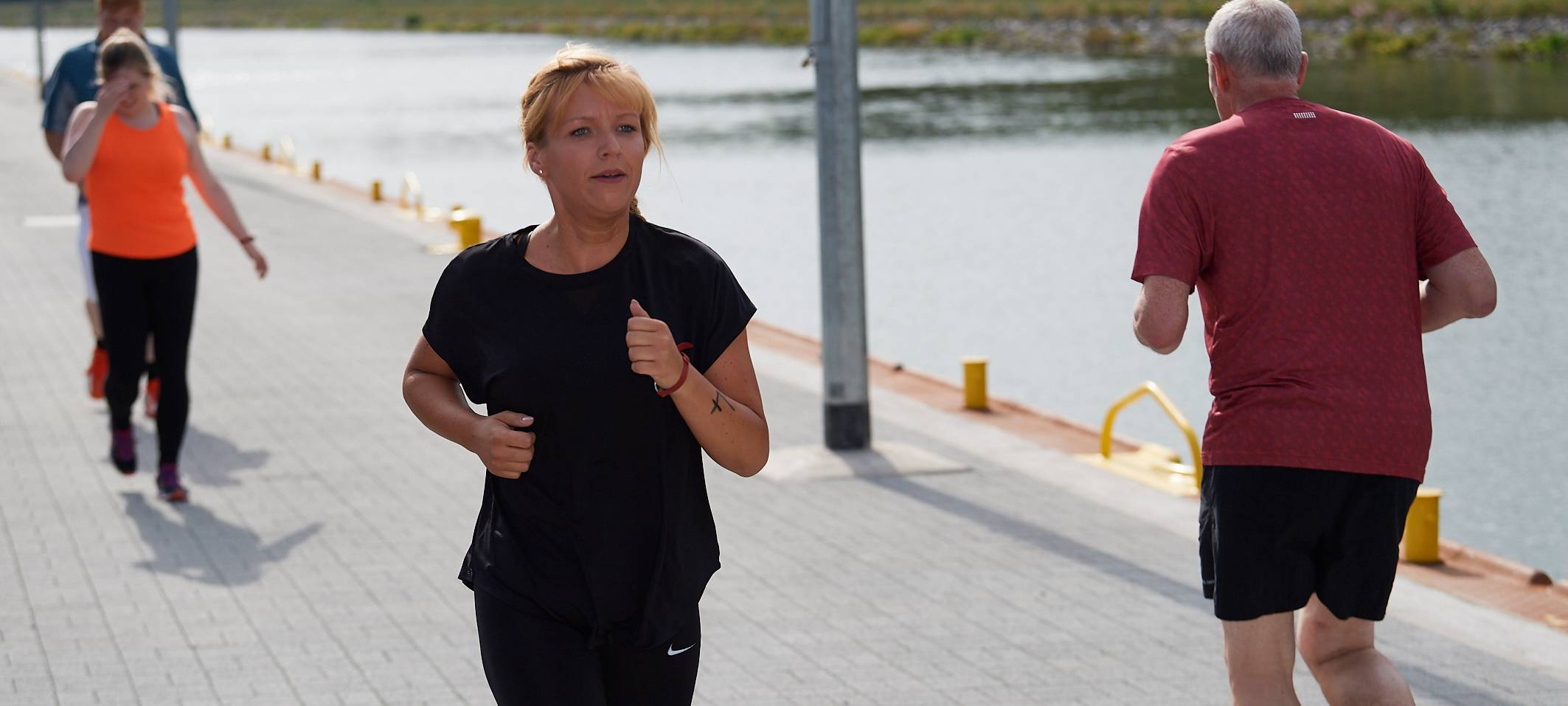 Team Kaltstart trainiert für den Firmenlauf