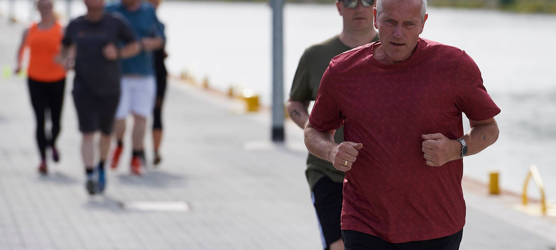 Team Kaltstart trainiert für den Firmenlauf