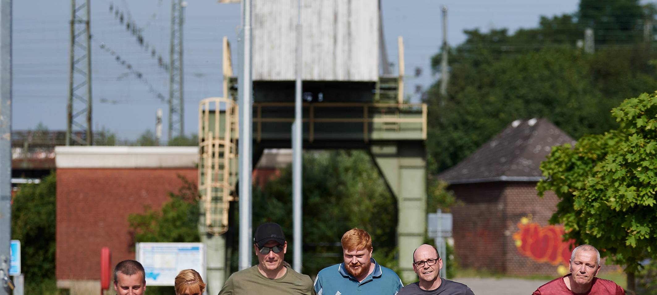 Team Kaltstart trainiert für den Firmenlauf
