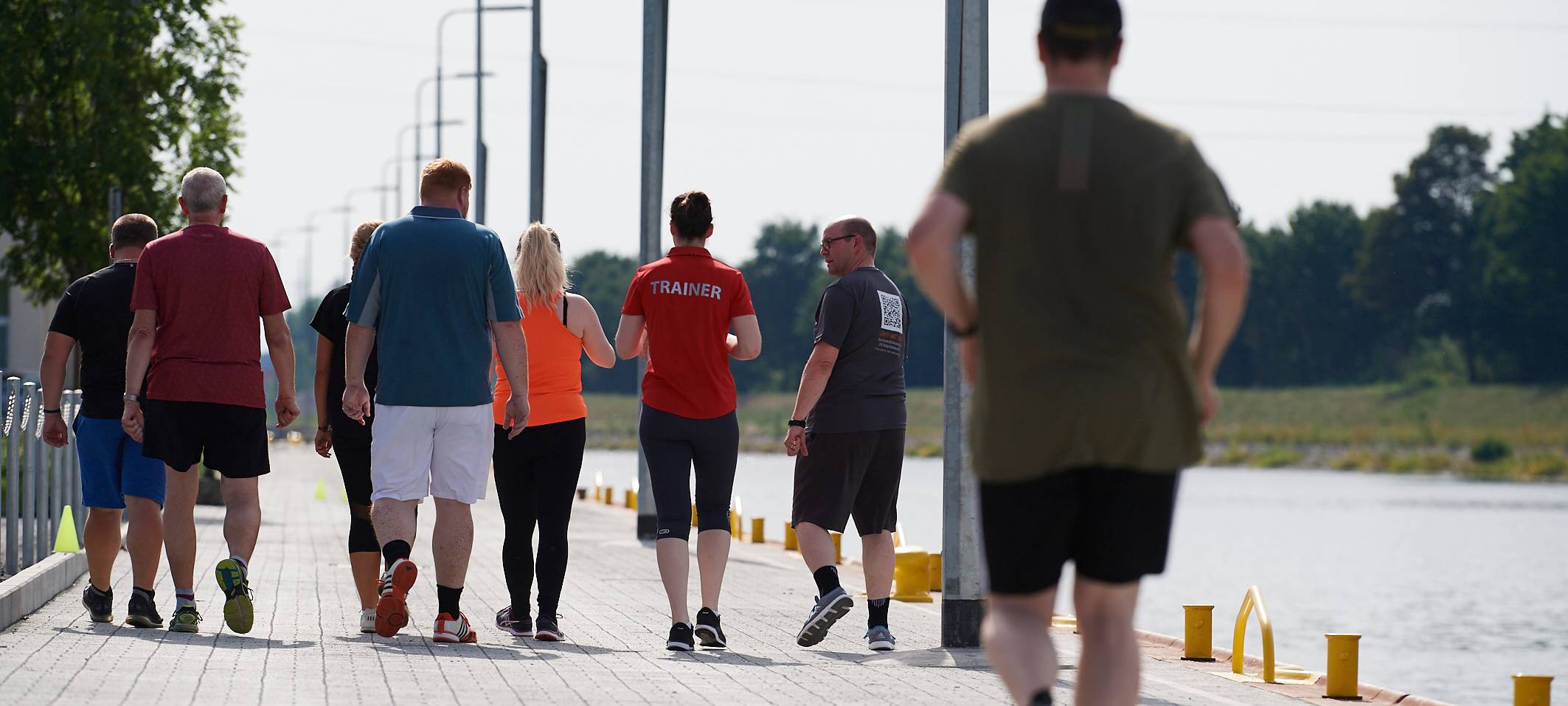 Team Kaltstart trainiert für den Firmenlauf