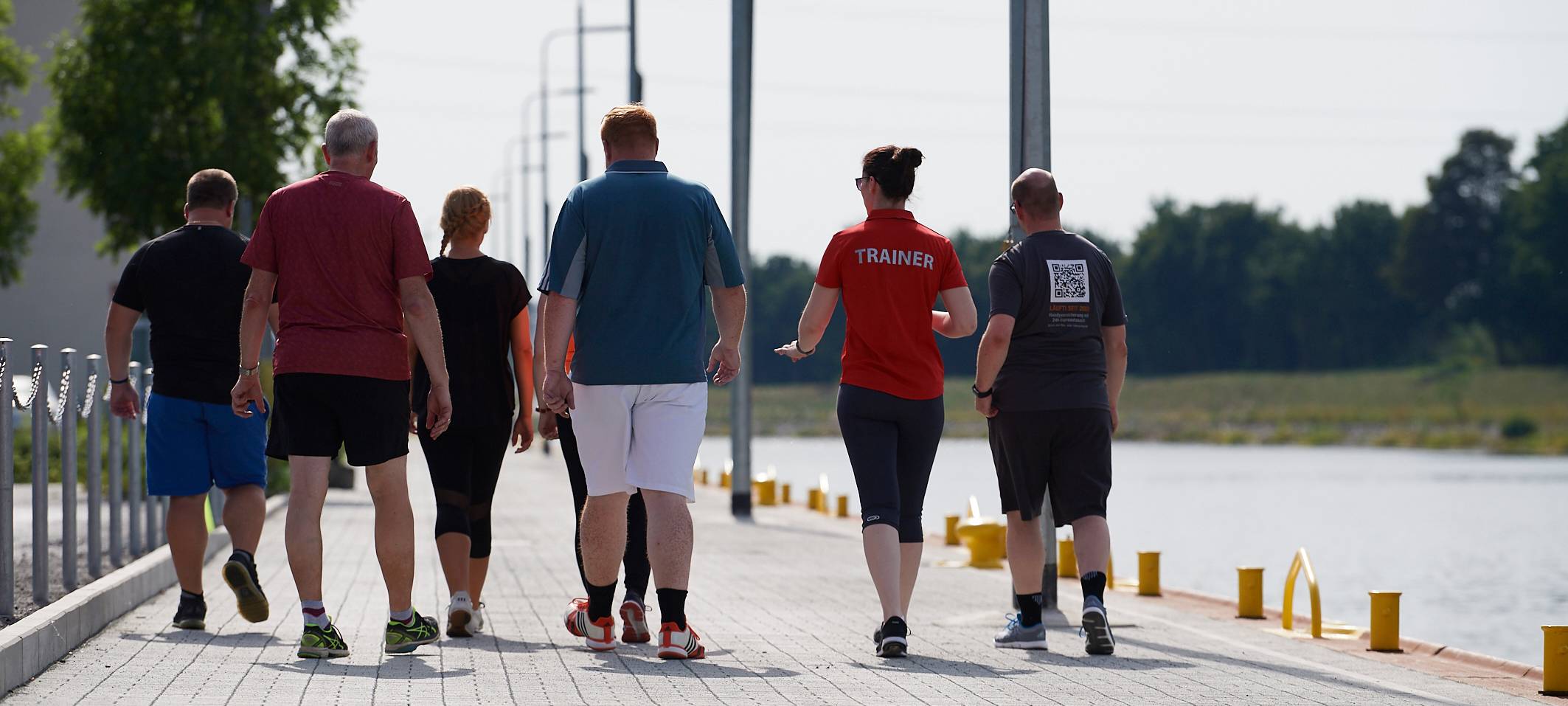 Team Kaltstart trainiert für den Firmenlauf