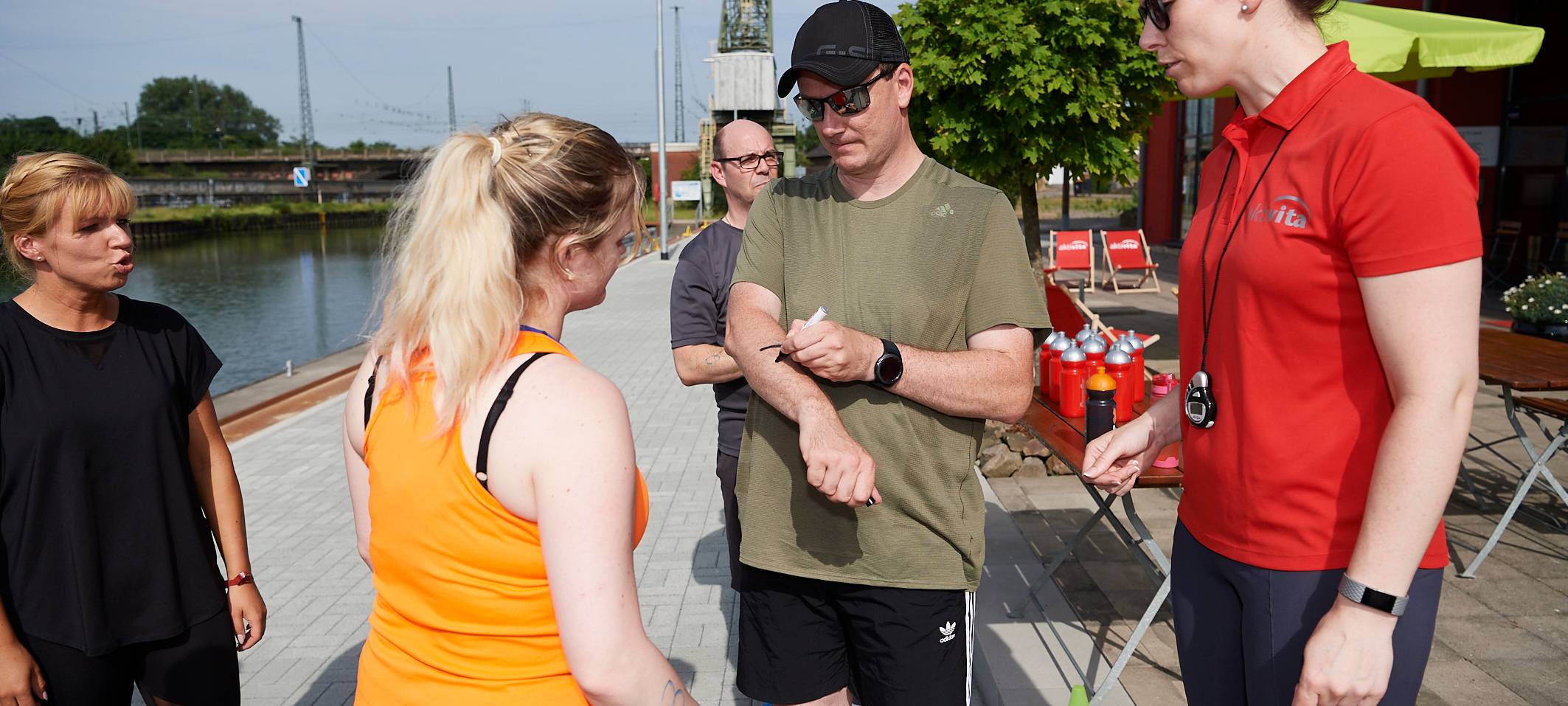 Team Kaltstart trainiert für den Firmenlauf