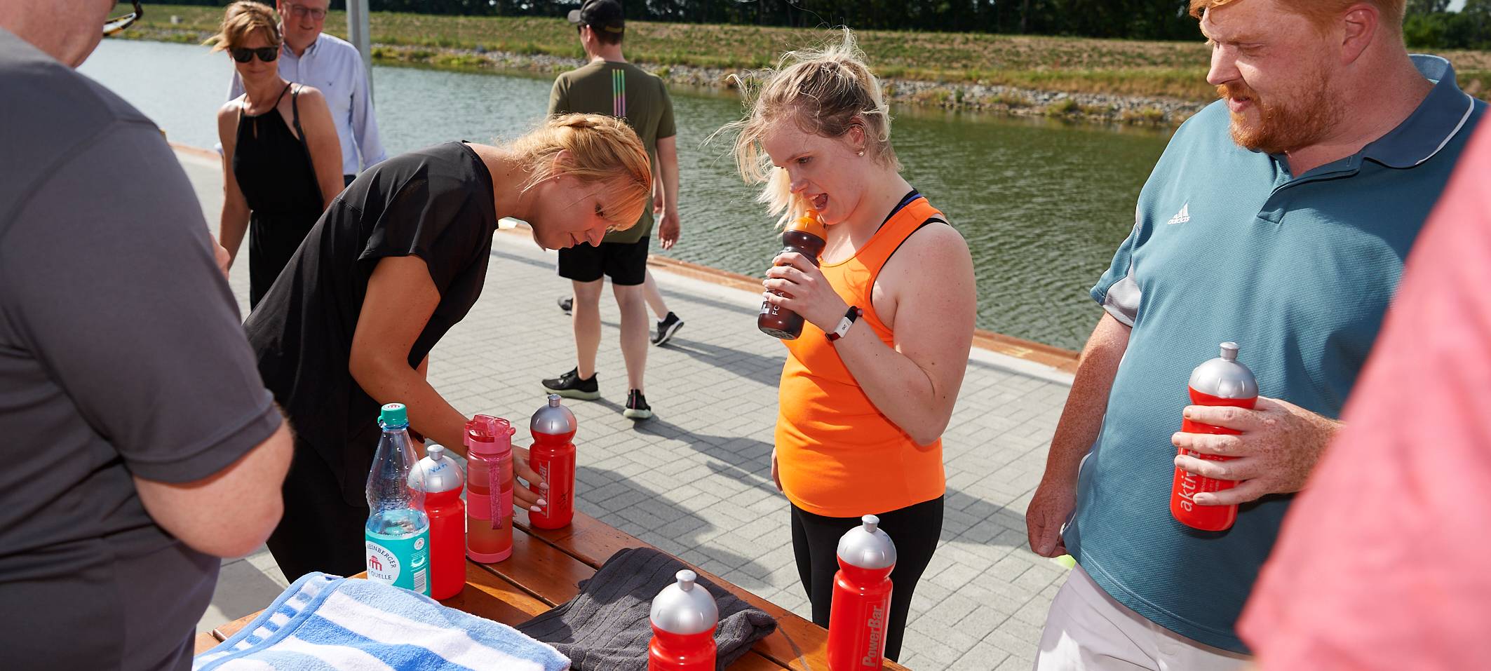 Team Kaltstart trainiert für den Firmenlauf