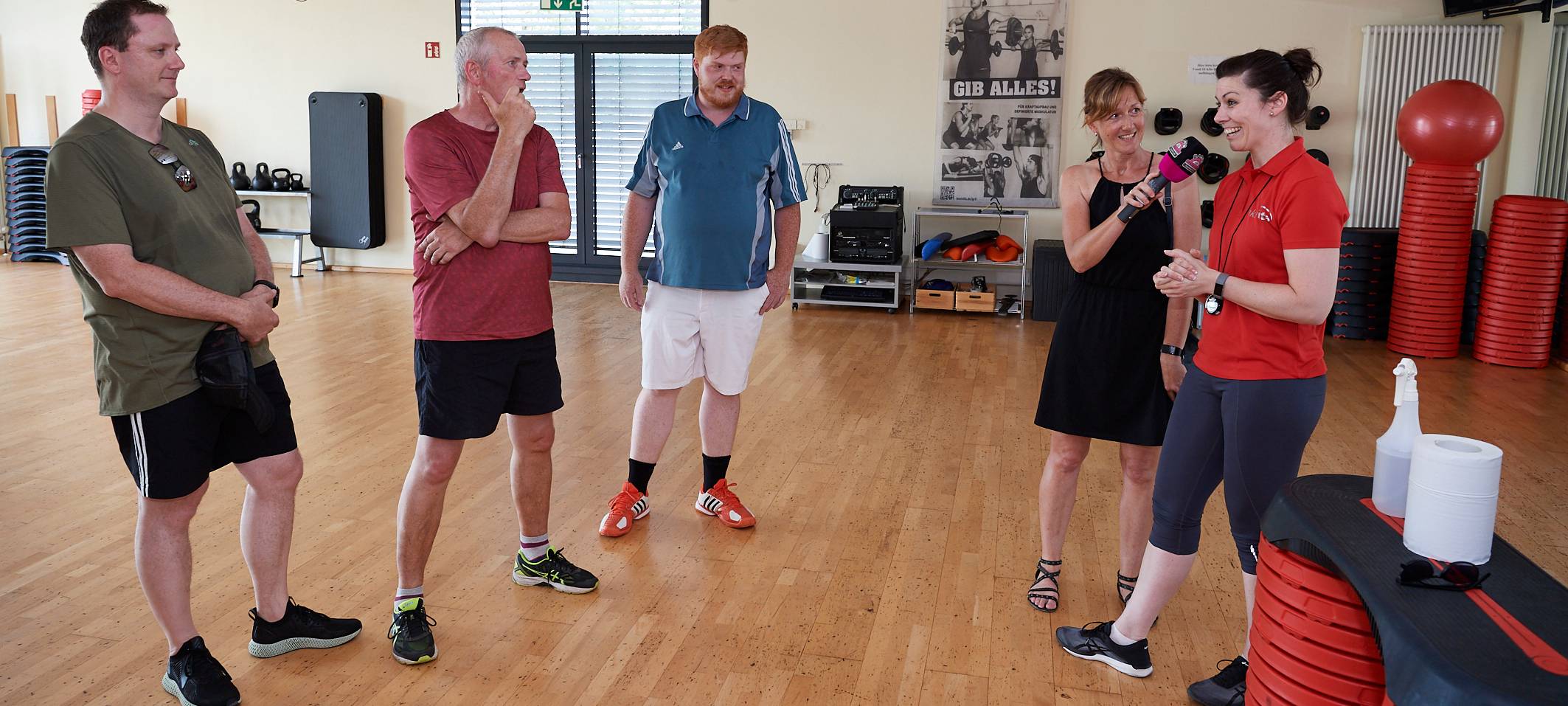 Team Kaltstart trainiert für den Firmenlauf