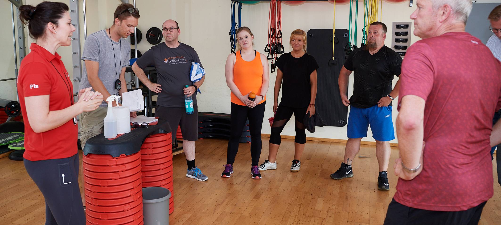 Team Kaltstart trainiert für den Firmenlauf