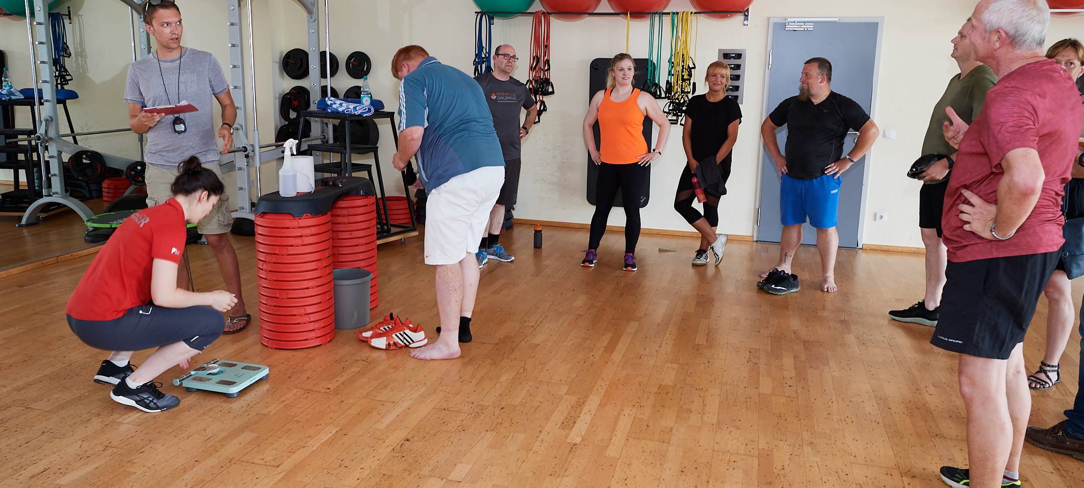 Team Kaltstart trainiert für den Firmenlauf