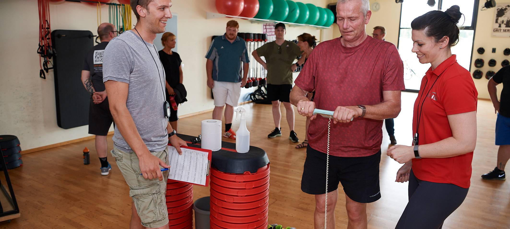 Team Kaltstart trainiert für den Firmenlauf