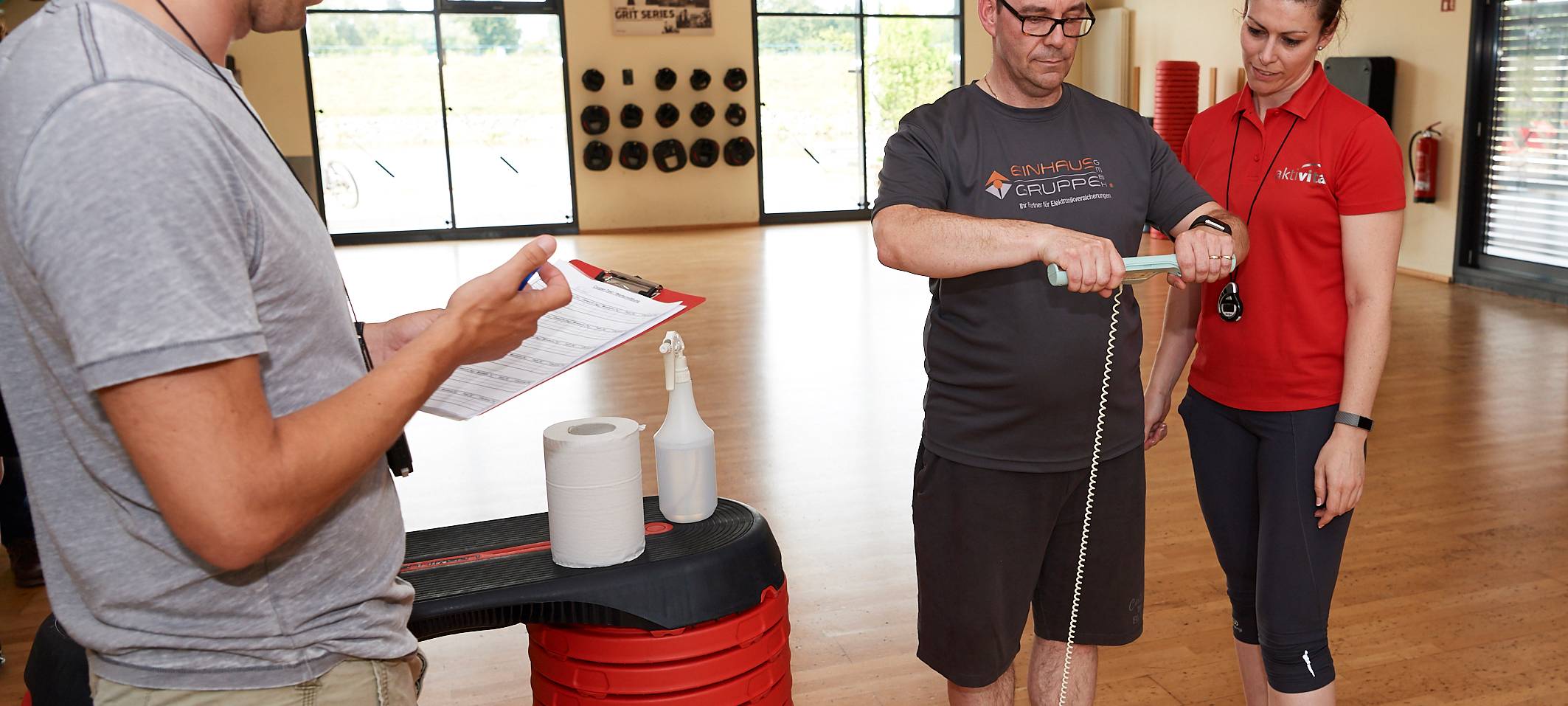 Team Kaltstart trainiert für den Firmenlauf