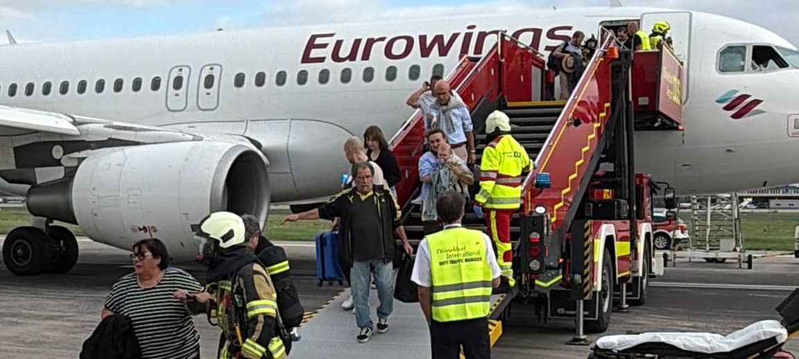 Notlandung: Kämmerer aus Hamm im Flieger
