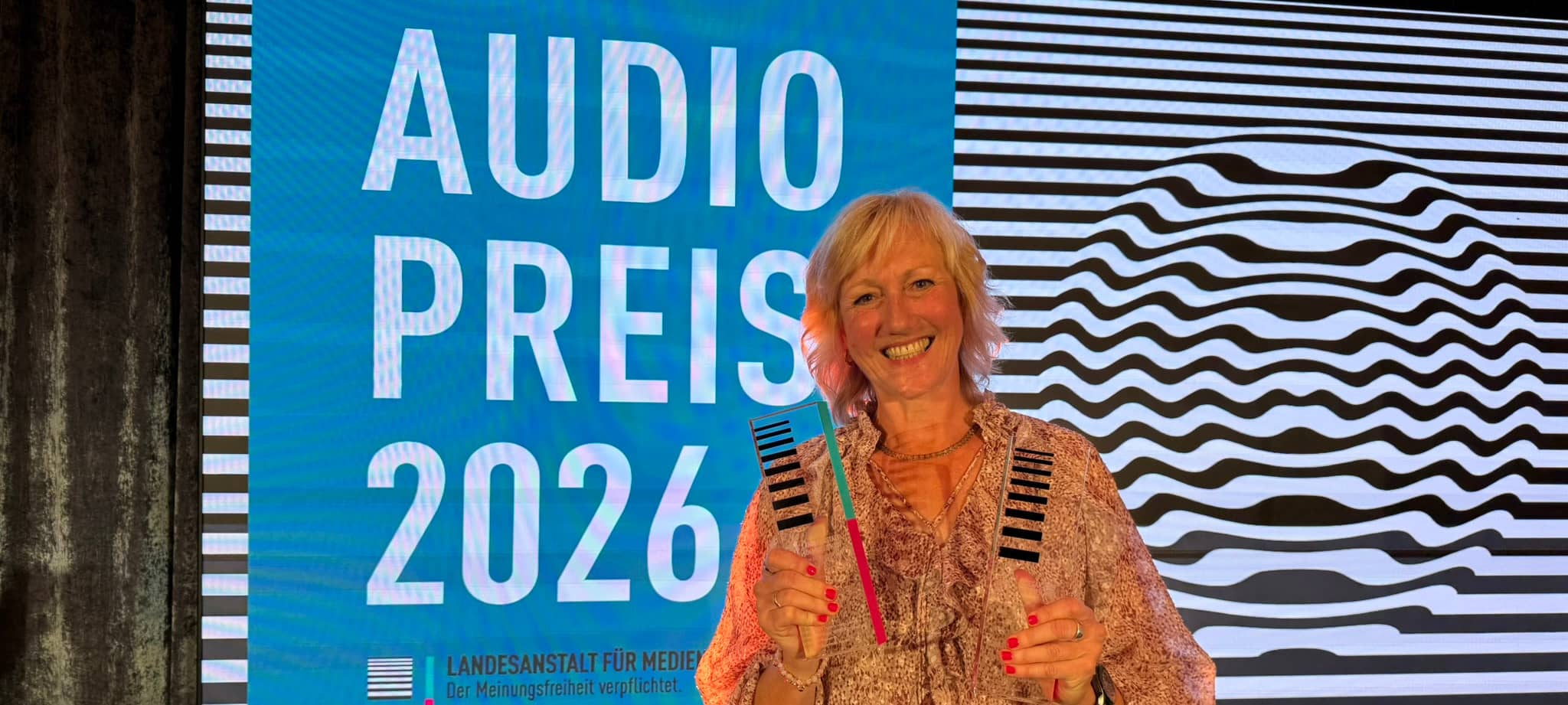 Audiopreise für Simone Niewerth von Radio Lippewelle Hamm