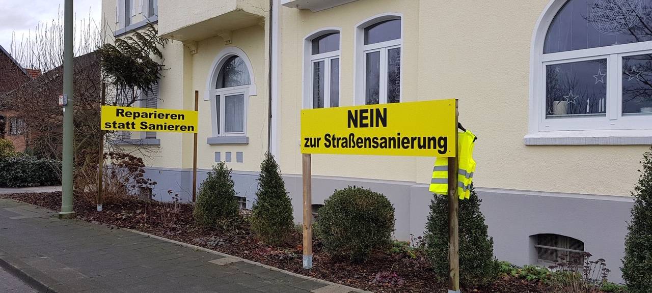 Straßenbaubeiträge sollen halbiert werden