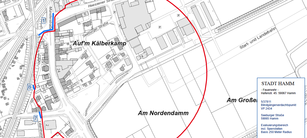 Bombe in Hamm-Norden ist entschärft!