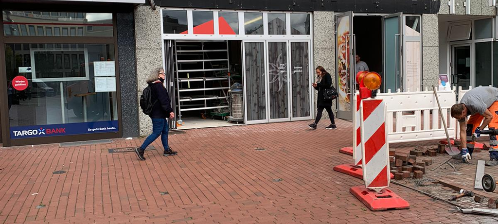 Sissi und Franz am Marktplatz